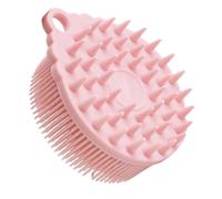 LOLIPPYY Pennello Bagno Silicone per Ragazzo Ragazza Morbida e Doppia Faccia Massaggio Sensoriale e Pulizia Delicata Scrubber Corpo e Testa Facile da Pulire Rosa
