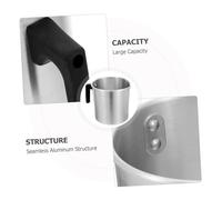 LOLIPPYY Pentolino Cera Alluminio con Termoresistente e Beccuccio Antigoccia Pentola Cera per Candela e DIY Distribuzione Calore Uniforme e Rapida