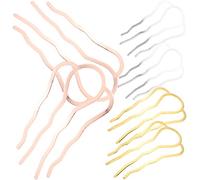 LOLIPPYY Pettini Laterali Superficie Liscia 6 Pezzi per Chioma in Metallo Ondulato Accessori Eleganti che Non Tirano i Chioma per Donne e Ragazze
