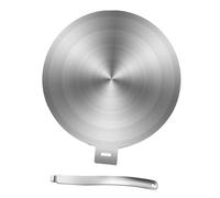 LOLIPPYY Piastra Diffusore Calore Induzione in Acciaio Inossidabile con Ergonomico Adattatore per Elettrico e Piano Cottura Distribuzione Uniforme del Calore per Cucina Efficienza