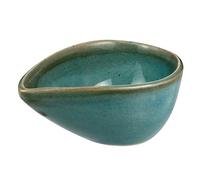 LOLIPPYY Piatto in Ceramica Blu per Oli Essenziali e Maschera Viso, Facile da Pulire, Resistente e Decorativo, per Uso Professionale e Toilette