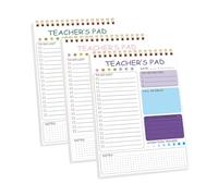 LOLIPPYY Planner 2026 3 Pezzi Quaderno per Agenda Giornaliera e Pianificatore Annuale da 9" per Insegnanti, Blocco Note Lista delle Cose e Programma Giornaliero, Organizer Portatile