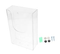 LOLIPPYY Porta Documenti da Parete in Plastica Trasparente Organizzatore da Ufficio per Cartelle e Fascicoli Scaffale Sospeso per Documenti Supporto Compatto per Scrivania e Muro