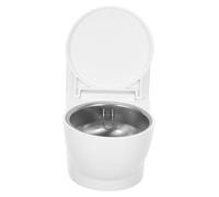 LOLIPPYY Posacenere Parete Forma Wc con in PP e Acciaio Inossidabile Antivento e Facile Installare per e Bagno