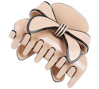 LOLIPPYY Prendi Una Coda Di Cavallo Nastro Clip Di Moda Bobby Per Artiglio Ragazze Arco Lungo Buono Jumbo Archi Presa Nozze Nero Ragazza Elegante Foglio Di Acetato Rosa