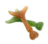LOLIPPYY Rullo Massaggiante Viso e Occhi in Resina Set da 2 Pezzi, Strumento Portatile per Massaggio Facciale e Contorno Occhi, Applicatore Mini Gua Sha per Trattamenti di Bellezza