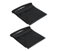 LOLIPPYY Sacchi di Sabbia Bilanciati Doppia Cerniera per Fotografia Professionale, Set da 2 per Stabilizzazione Treppiedi e Portalampada, Riempibili per Uso Studio Fotografico e Outdoor