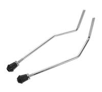 LOLIPPYY Set 2 Pezzi Gambe Per Grancassa in Metallo, Supporto Regolabile Per Tamburo Piedino Da Pavimento Stabile, Accessori Per Batteria e Strumenti Musicali