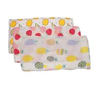 LOLIPPYY Set 3 Pezzi Asciugamani per Bebè in Cotone ad Alta Densità, Multiuso Elevata Assorbenza, per Viso e Shower