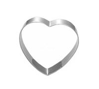 LOLIPPYY Set 3 Pezzi Tagliapasta Cuore in Acciaio Resistente alla Corrosione, Stampi per Biscotti e Fondente, Utensili da Cucina per Dolci e Decorazioni