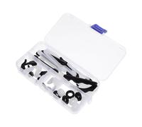 LOLIPPYY Set 40 Pezzi Fermagli in Silicone per Occhiali, Copriorecchie Antiscivolo e Naselli Morbidi, Accessori per Montature Sportive, Comfort e Fissaggio Sicuro per Uso