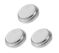 LOLIPPYY Set 6 Pezzi Cappucci Valvole e Pulsanti di Ricambio per Tromba Bundy Neri con Cuscinetti in Feltro, Parti di Riparazione Compatibili per Strumenti a Fiato, Kit Manutenzione