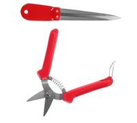 LOLIPPYY Set Utensili per Intrecciare Cesti e Riparazione in Rattan, Strumenti Metallici Taglierino e Forbici, Kit per Mobili in Rattan e Intrecci per Uso Domestico e Giardino