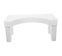 LOLIPPYY Sgabello Bagno Antiscivolo Ergonomico Rialzo Wc Stabile per Adulti e Anziani Poggiapiedi Design Compatibile con Ogni Resistente e Pratico