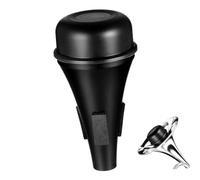 LOLIPPYY Sordina Trombone Plastica Acciaio Nero Silenziatore Pratica Leggero Compatto per Strumenti Ottoni Accessorio ed Elegante per Lezioni