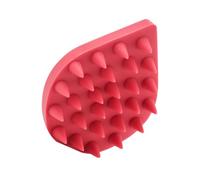 LOLIPPYY Spazzola per Massaggio Capelluto in Silicone Rosso Forma a Goccia, Non Fa Male Né Aggroviglia i Chioma, per Uso Domestico e Relax