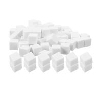 LOLIPPYY Spugne per Unghie Quadrate Applicazione Precisa Bianche 100 Pezzi in Spugna e Facile da Trasportare per Nail Art per Sfumature e French Tip