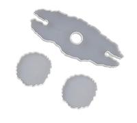 LOLIPPYY Stampi Silicone per Fai da Te per Vassoio Irregolare Portabicchieri e Portabottiglie Design Creativo per Decorazioni da Tavolo Uniche