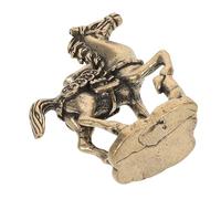 LOLIPPYY Statuetta in Ottone a Forma Di Cavallo Ornamento Creativo Statua Equestre Per Successo Immediato Decorazione Statue Di Animali in Piedi