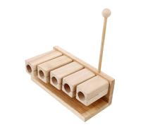 LOLIPPYY Strumento Musicale Percussivo Legno Per Ragazzo Ragazza Blocco Ritmico Con Mazzuolo Gioco Educativo Per Sviluppo Cerebrale e Creatività Musicale Sicuro e Resistente Design Chic