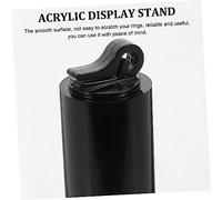 LOLIPPYY Supporto Espositivo in Acrilico Nero Robusto e Girevole per Negozi e Vetrine Organizer per Gioielli Varie Dimensioni