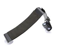 LOLIPPYY Supporto per Chitarra Classica Regolabile in Lega con Poggiapiedi in Eva e Ventosa Nera, per Chitarra Acustica e Mandolino