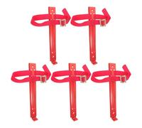 LOLIPPYY Supporto per Estintore a Parete in Ferro Cinghia di Fissaggio, Staffa per Estintori 2kg-4kg, Set da 5 Pezzi per Casa, Garage e Barche, Montaggio Sicuro e Resistente