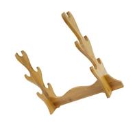 LOLIPPYY Supporto Per Flute e Spade Bambù Espositore Da Tavolo Per Di Strumenti Musicali e Design Elegante Per Ogni Domestico