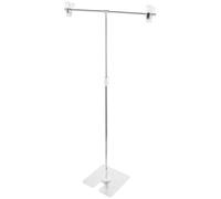 LOLIPPYY Supporto per Fondale Fotografico a Forma di T, Portatile e Leggero in Acciaio Inossidabile e Plastico, per Fotografia di Gioielli e Cosmetici su Tavolo