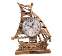 LOLIPPYY Sveglia da Tavolo Decorativa a Forma di Vela in Stile Retrò Orologio da Collezione Vintage per Soggiorno e Camera Design Elegante e Materiale Resistente Idea Regalo Originale