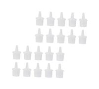 LOLIPPYY Tappi Per Flacone Colla Innesto Ciglia 50 Pezzi Puntine Plastica Resistenti Anti-intasamento Accessori Per Estetiste e Uso Domestico