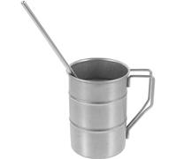 LOLIPPYY Tazze in Acciaio 304 Stile Industriale Vintage Bicchieri Resistenti per Bevande Calde e Fredde per Picnic e Campeggio