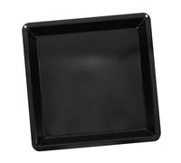 LOLIPPYY Teglia da Forno in Acciaio Al Carbonio con Rivestimento Smaltato Nero Antiscivolo Distribuzione Uniforme Del Calore Resistente per Cucine Professionali e Preparazioni in Grandi