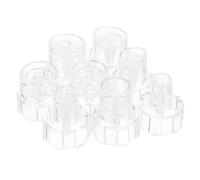 LOLIPPYY Testine di Ricambio in Plastica per Macchina Viso 8 Pezzi, Leggere e Facili da Sostituire, Accessori per Apparecchio Estetico di Pulizia e Ossigenoterapia