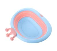 LOLIPPYY Vaschetta Bagnetto Richiudibile Forma di Corona Portatile per Ragazzo Ragazza Materiale PP Durevole Design Cartoon Adorabile Salvaspazio e Multifunzionale Regalo Shower e