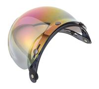 LOLIPPYY Visiera Antivento per Casco Moto Lente Sostitutiva Trasparente Resistente Agli Urti Protezione UV Visiera Rimovibile Leggera per Uso su Strada e Guida All’Aperto