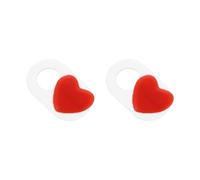 LOLIPPYY Webcam Rimovibile Scorrimento Copertura Privacy 2 Pezzi a Forma di Cuore in ABS Bianco per Protezione Dati Personali per Laptop e Tablet