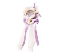 Lolita - Cappello morbido da cameriera con fiocco e fiocco, per feste e cosplay, colore: viola