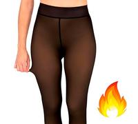 Lolita® Collant Termici Donna - Foderati in Pile Effetto Trasparente - Stile e Comfort - Collant Termico Invernale Elegante - Vestibilità Adattabile - Comfort Senza Pari per Uso Quotidiano