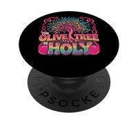 L'olivo è simbolo sacro vibrante PopSockets PopGrip Adesivo