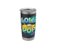 Lolli e Pop Nonni Nonna Nonno Bicchiere termico in acciaio inox doppia parete