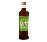 LOLLI Liquore per dolci, mandorla amara, bottiglia da 700 ml, 30% vol. ideale a fine pasto, sul gelato e per aromatizzare i dolci da forno o al cucchiaio (Mandorla amara)