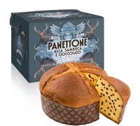 Lolli Panettone artigianale basso alla sambuca farcito con gocce di cioccolato, Limited Edition, confezione da 1kg - Made in italy