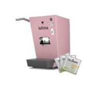 Lollina Macchina Da Caffè Cialde 44mm Rosa + 40 Cialde Omaggio