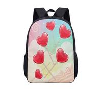 Lollipop Candy Land - Zaino da 43 cm, colore rosa acceso, per bambini e ragazze, con grafica fantasy, per libri, 07, L, Minimalista