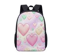 Lollipop Candy Land - Zaino da 43 cm, colore rosa acceso, per bambini e ragazze, con grafica fantasy, per libri, 03, L, Minimalista