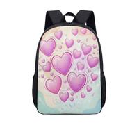 Lollipop Candy Land - Zaino da 43 cm, colore rosa acceso, per bambini e ragazze, con grafica fantasy, per libri, 05, L, Minimalista
