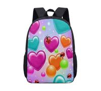 Lollipop Candy Land - Zaino da 43 cm, colore rosa acceso, per bambini e ragazze, con grafica fantasy, per libri, 06, L, Minimalista