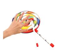 Lollipop Drum - Giocattolo Musicale A Percussione A Mano Con Bastone, Strumento Di Ritmo Rotondo Colorato | Attività Educativa Per La Scuola Materna, Sviluppo Di Abilità Motorie Per Bambini, Pratica D