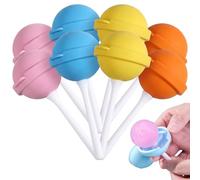 Lollipop Molds, Lollipop Ice Cream Molds for DIY Frozen Treats, Reusable Silicone Ice Pop Maker for Kids, Family Summer Desserts (8pcs)